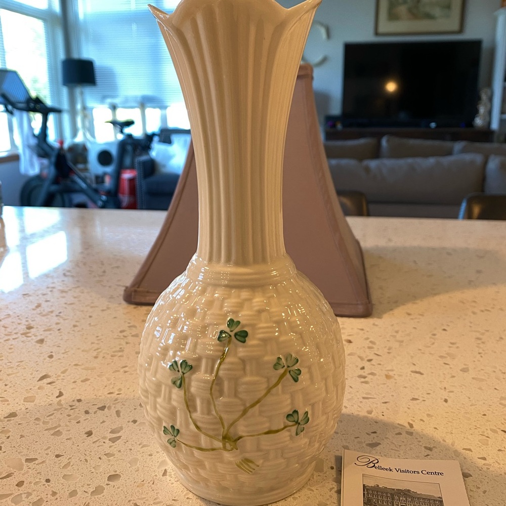 Belleek Vase 8.5”